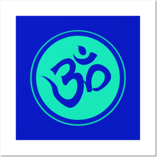 Spiritual Om Symbol Sacred Mantra Posters and Art